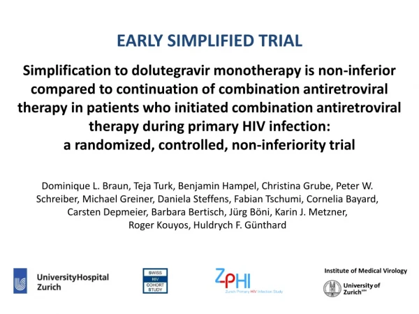 EARLY SIMPLIFIED TRIAL