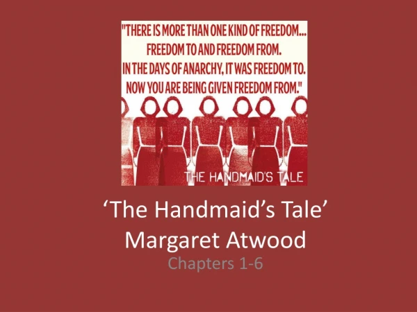 ‘The Handmaid’s Tale’ Margaret Atwood