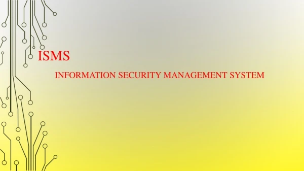 ISMS Information security management system