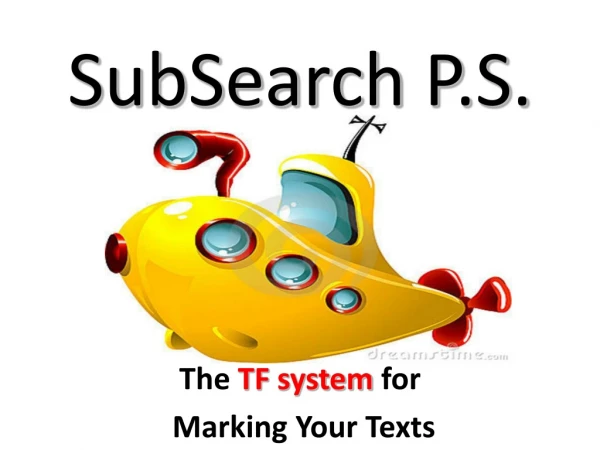SubSearch P.S.