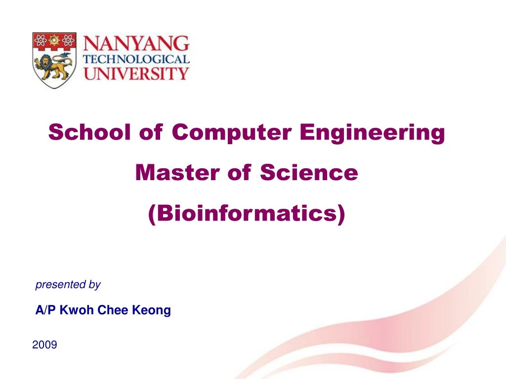 school of computer engineering master of science