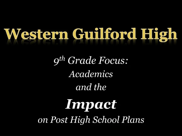 Western Guilford High