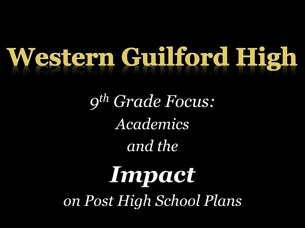 western guilford high