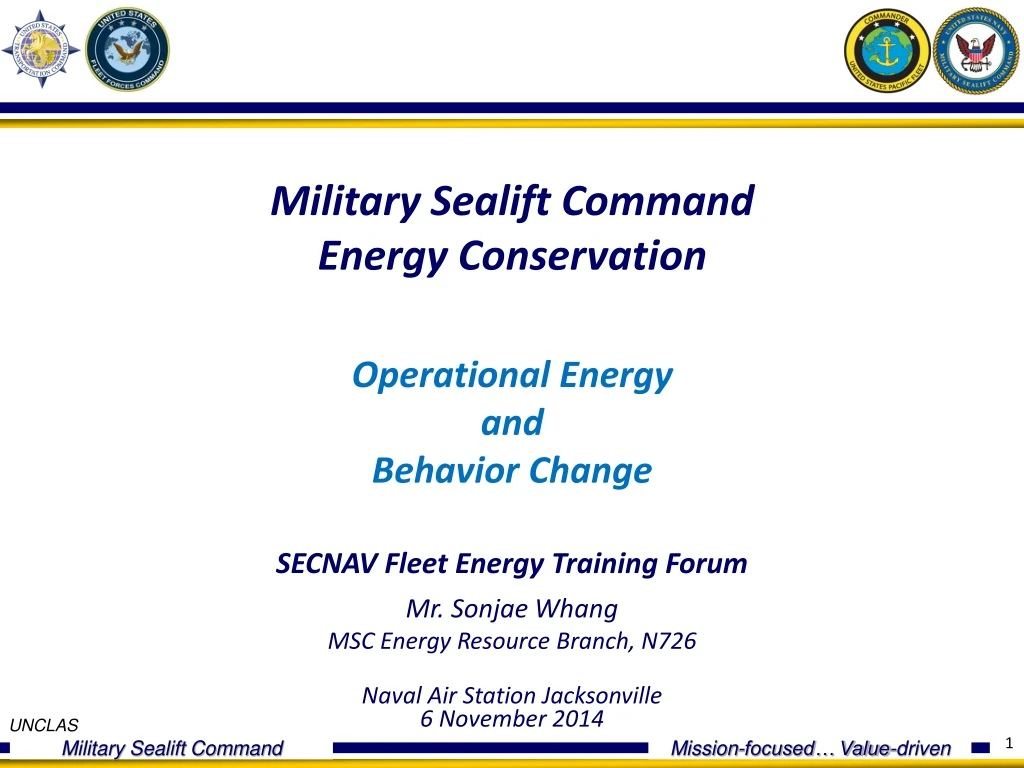military sealift command energy conservation