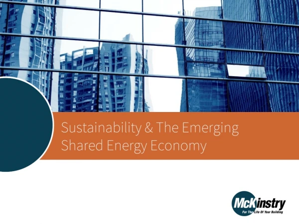 Sustainability &amp; The Emerging Shared Energy Economy
