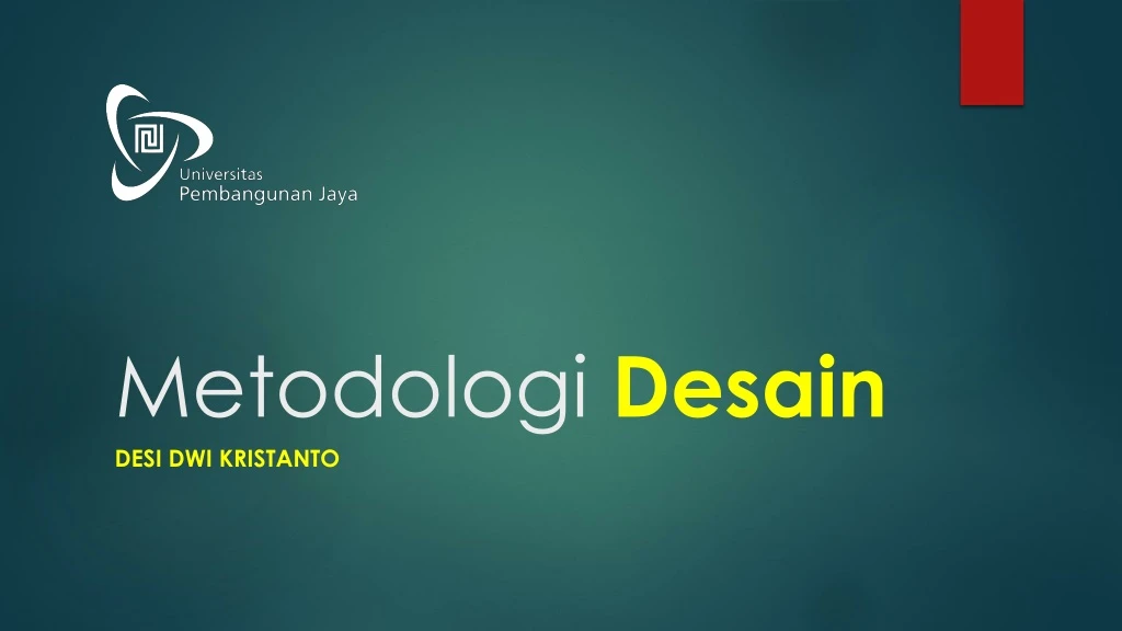 metodologi desain