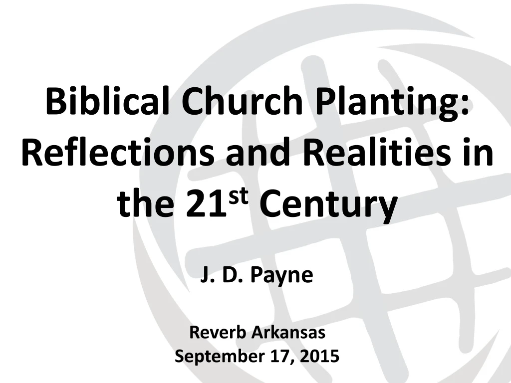 biblical church planting reflections