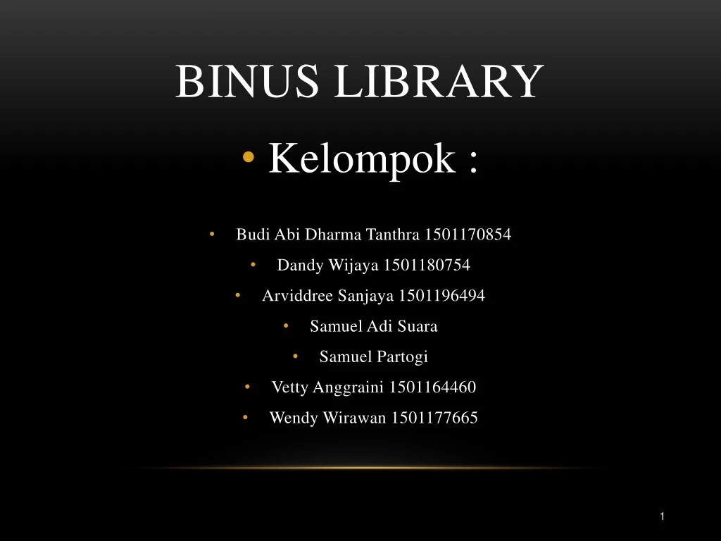 binus library