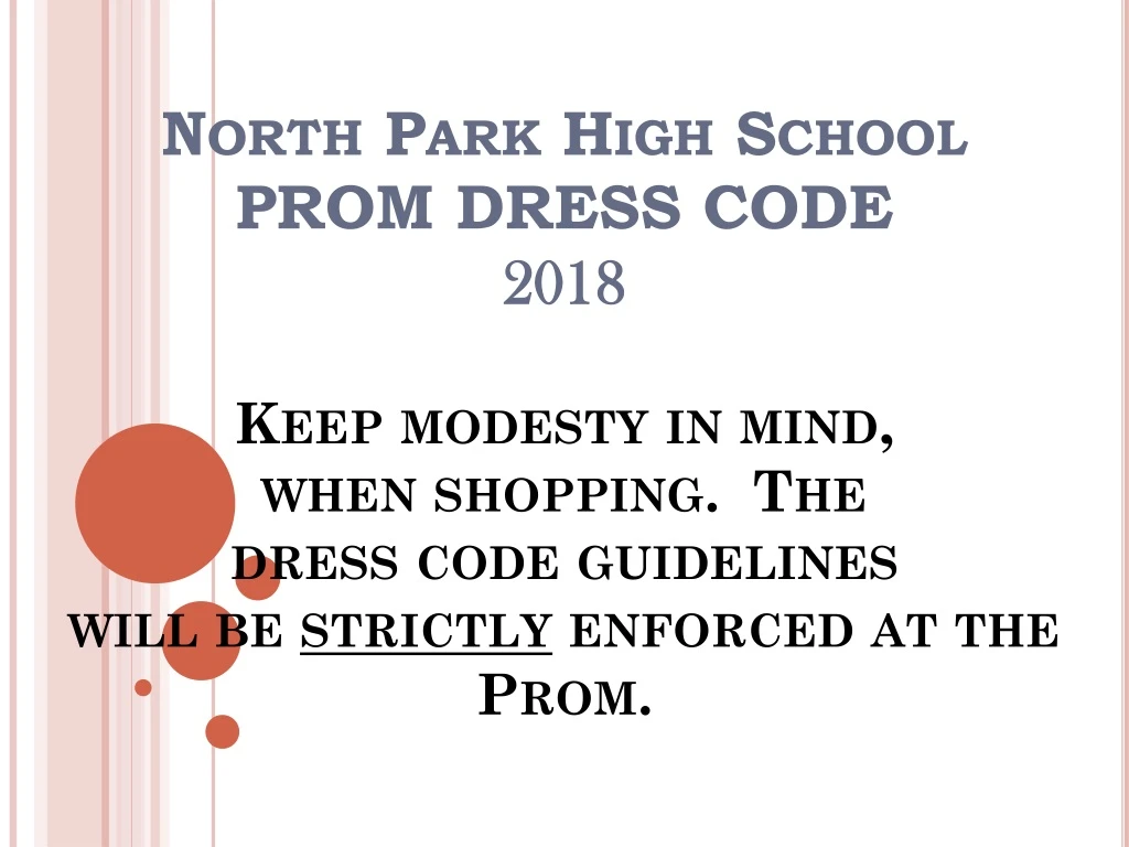 north park high school prom dress code 2018 keep