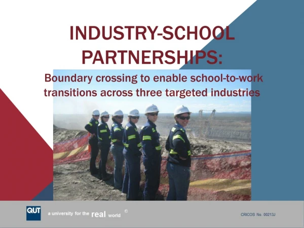 Defining Industry-School Partnerships