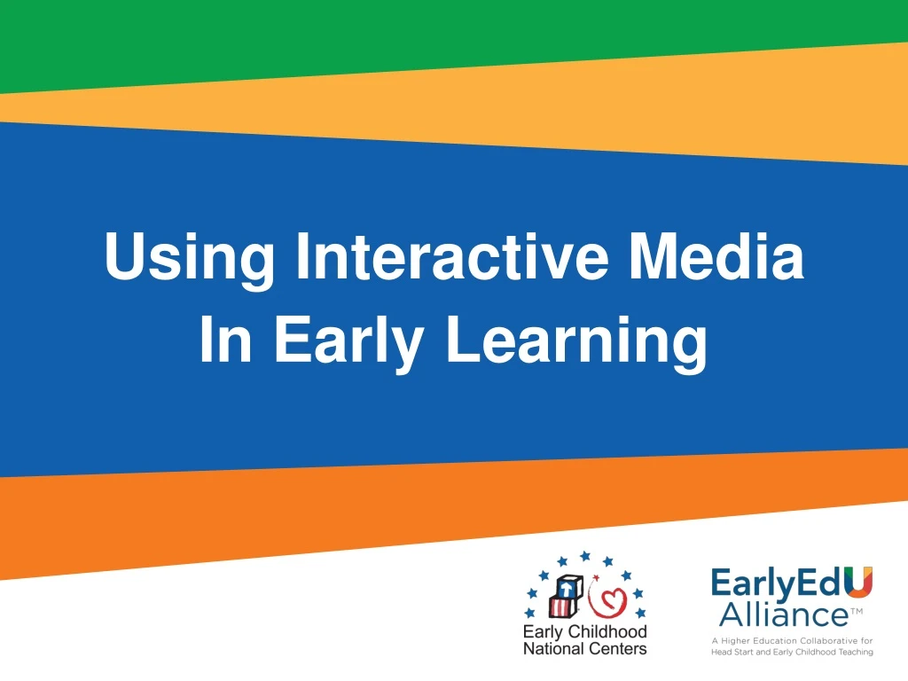 using interactive media in early learning