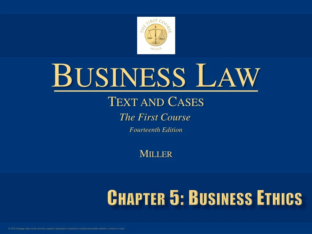 chapter 5 business ethics