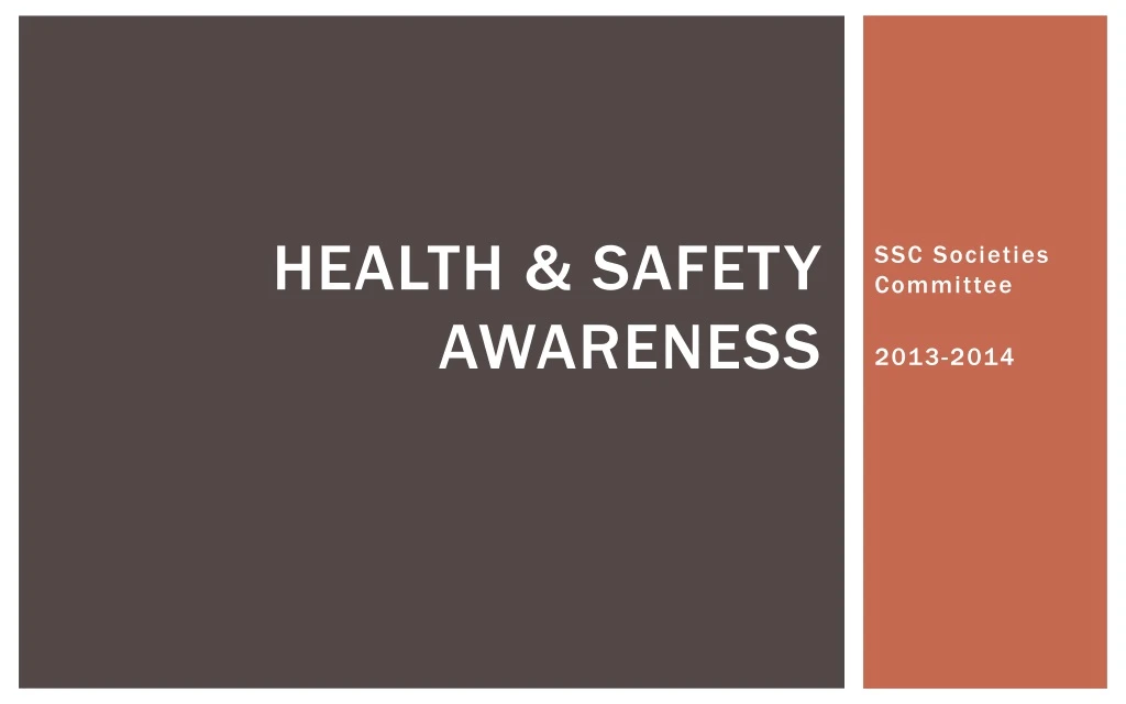 health safety awareness