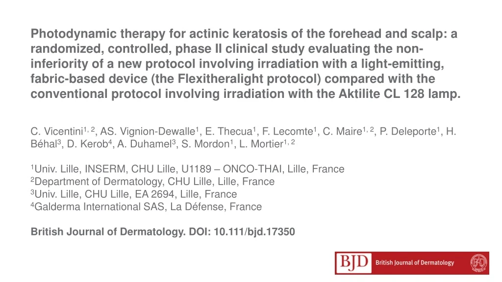 photodynamic therapy for actinic keratosis