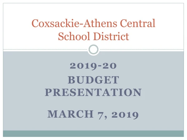 Coxsackie-Athens Central School District