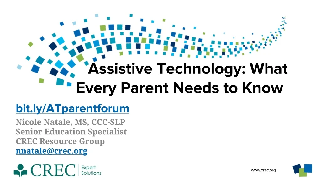 assistive technology what every parent needs to know bit ly atparentforum