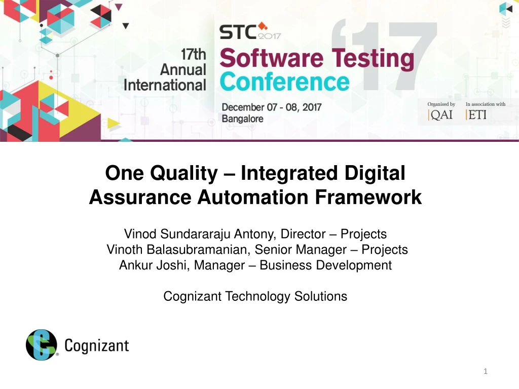one quality integrated digital assurance