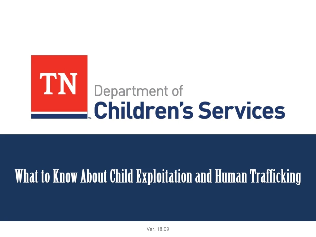 what to know about child exploitation and human trafficking