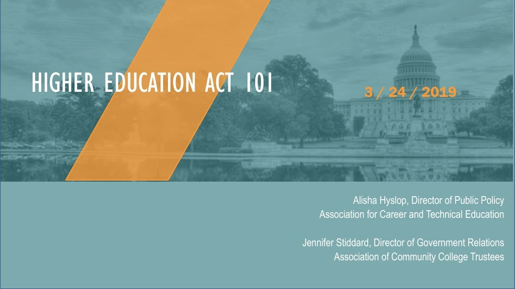 higher education act 101