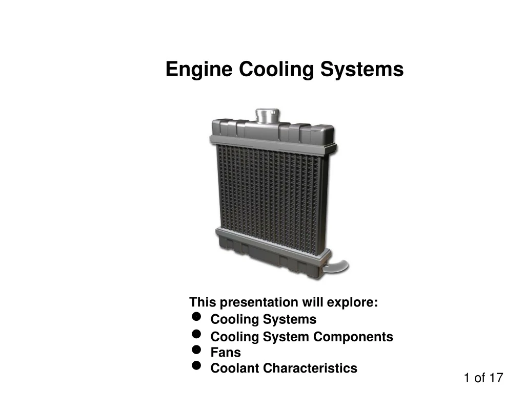 engine cooling systems