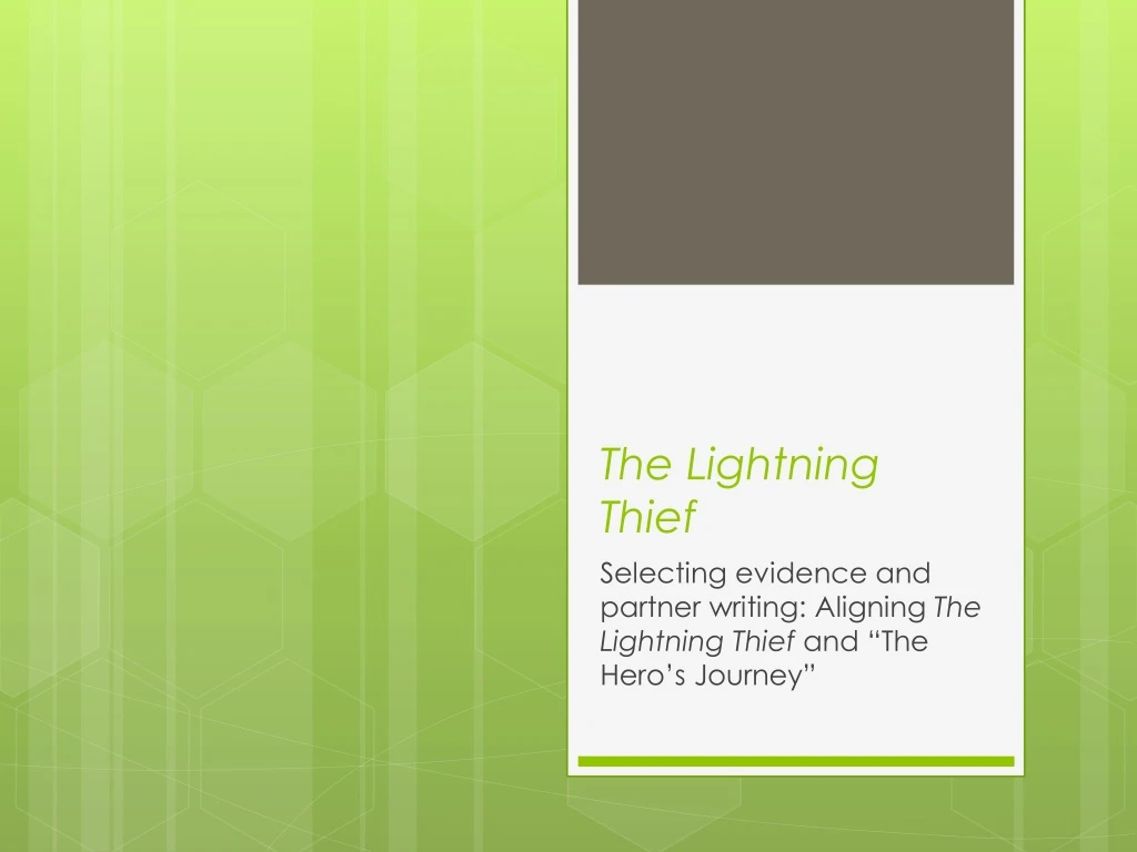 the lightning thief