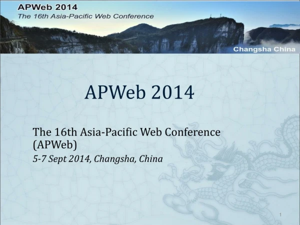 APWeb 2014