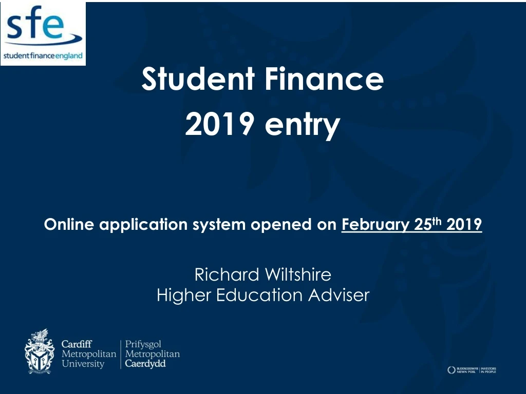 student finance 2019 entry online application system opened on february 25 th 2019