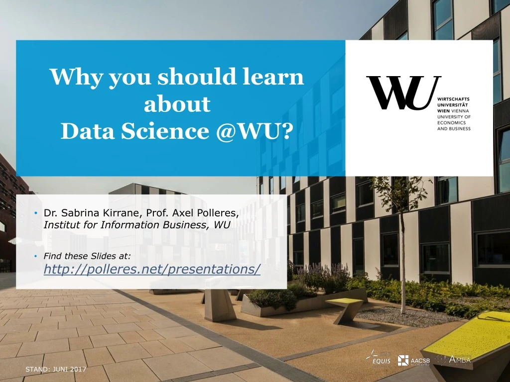 why you should learn about data science @wu