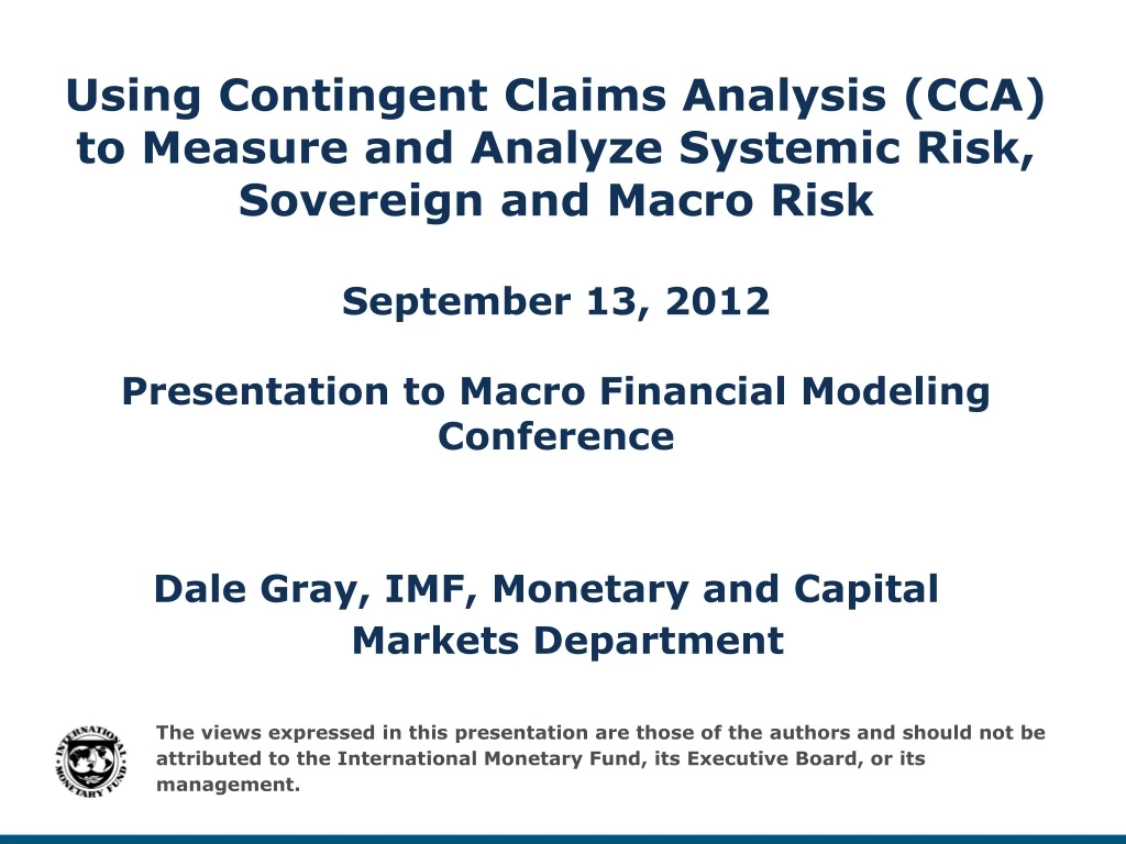 using contingent claims analysis cca to measure