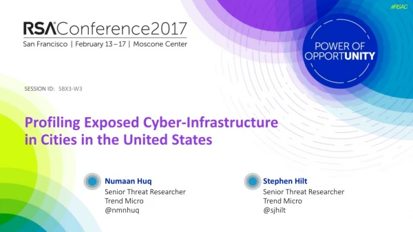 Profiling Exposed Cyber-Infrastructure in Cities in the United States