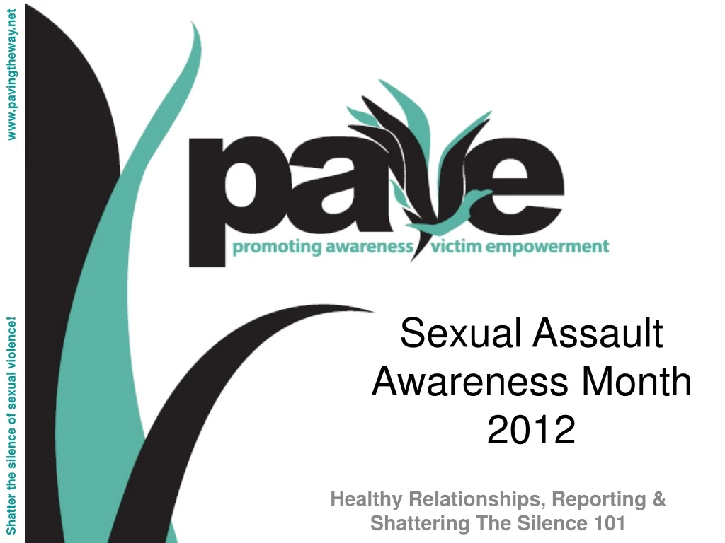 sexual assault awareness month 2012