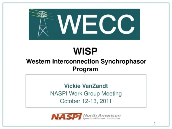 WISP Western Interconnection Synchrophasor Program