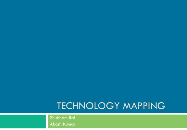 Technology Mapping