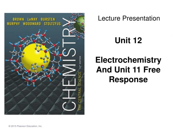 Unit 12 Electrochemistry And Unit 11 Free Response