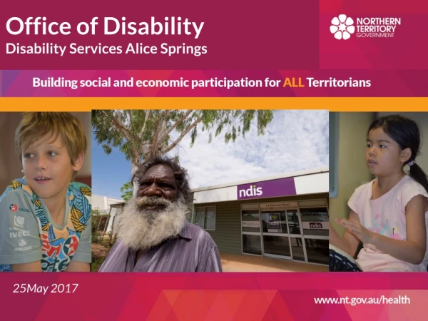 Office of Disability Disability Services Alice Springs