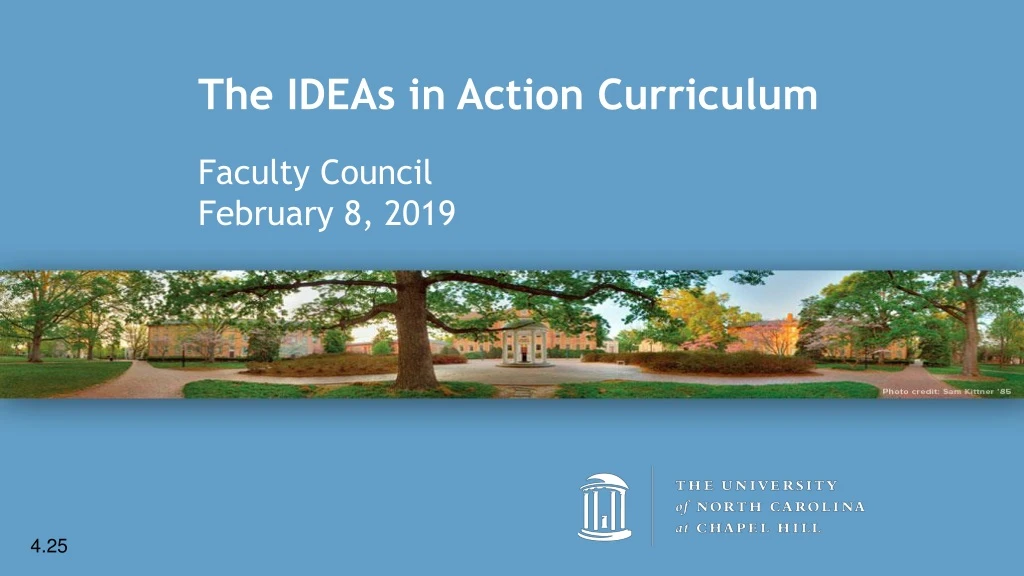 the ideas in action curriculum