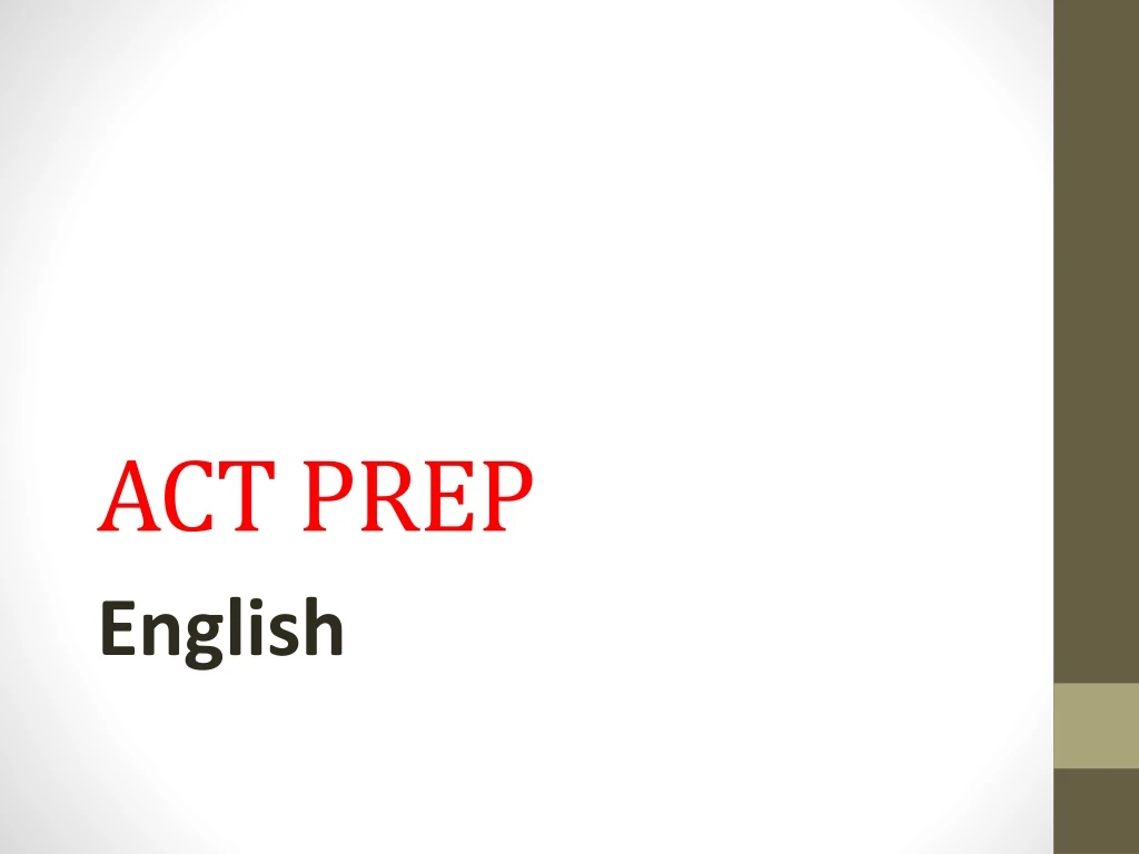 act prep