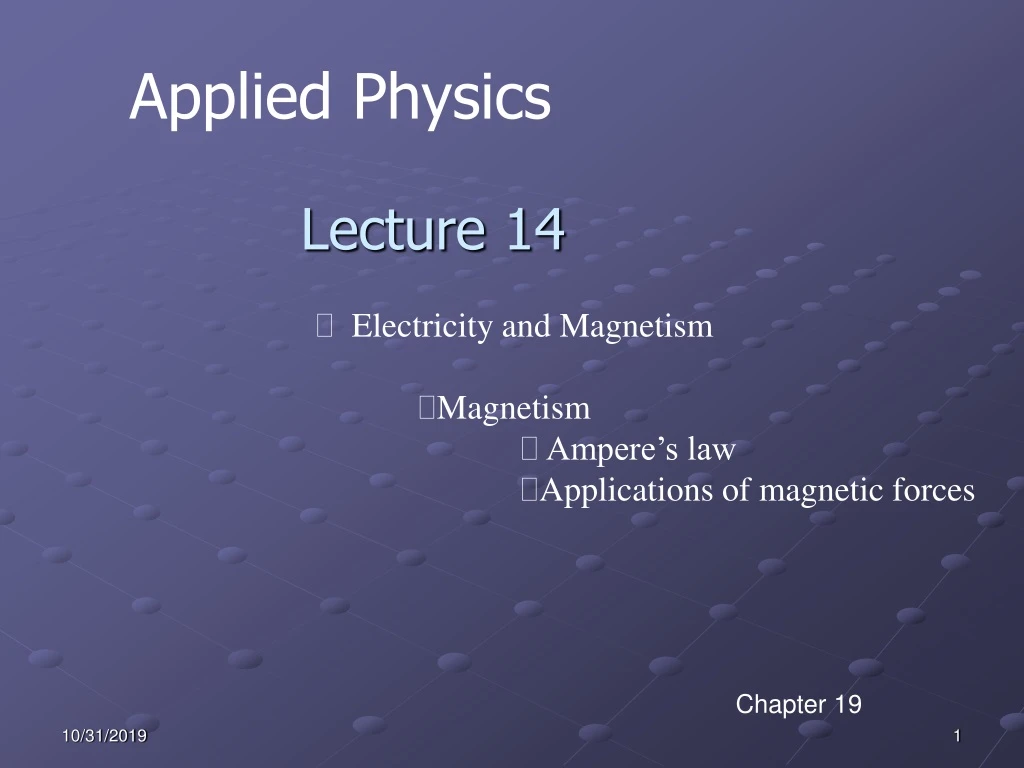 applied physics