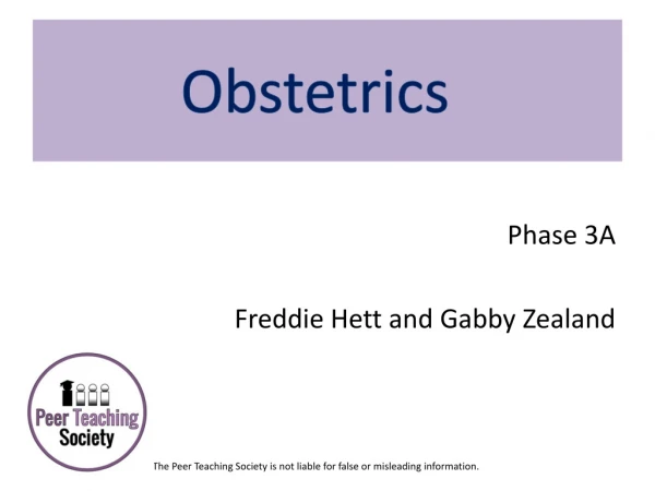 Phase 3A Freddie Hett and Gabby Zealand