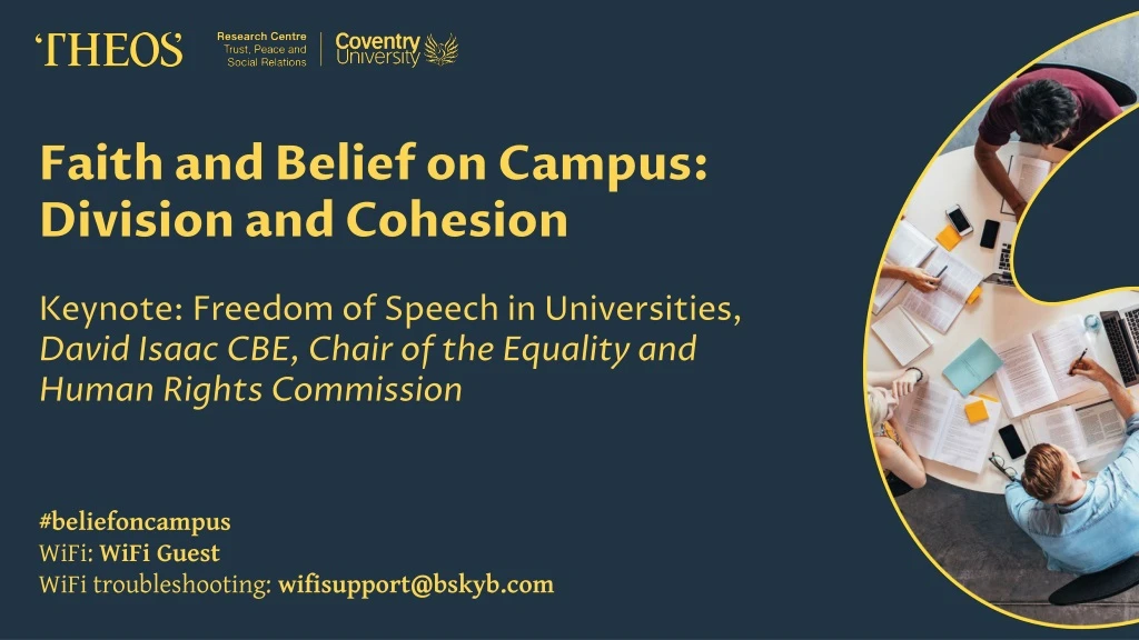 faith and belief on campus division and cohesion