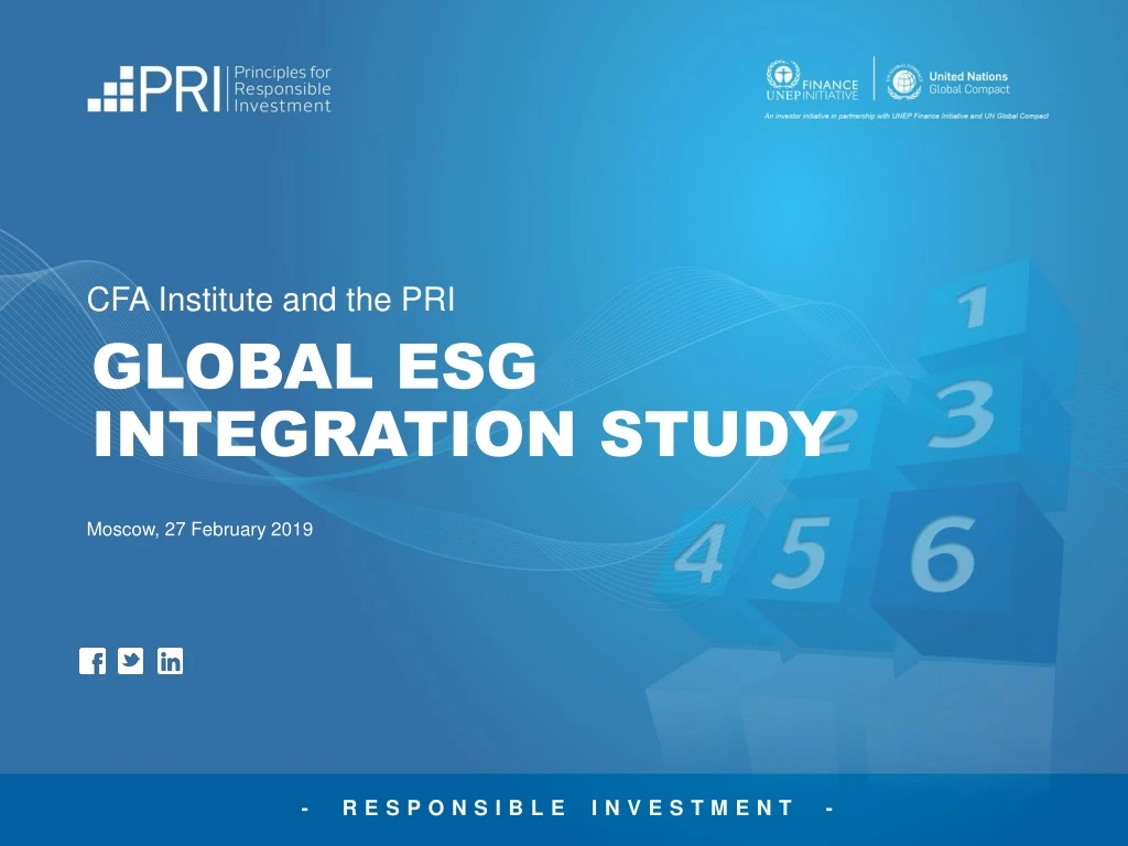 global esg integration study