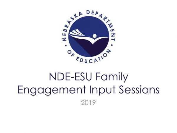 NDE-ESU Family Engagement Input Sessions
