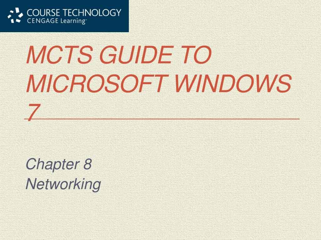 mcts guide to microsoft windows 7