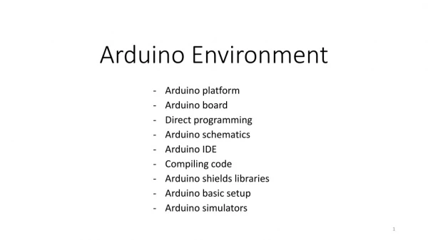 Arduino Environment