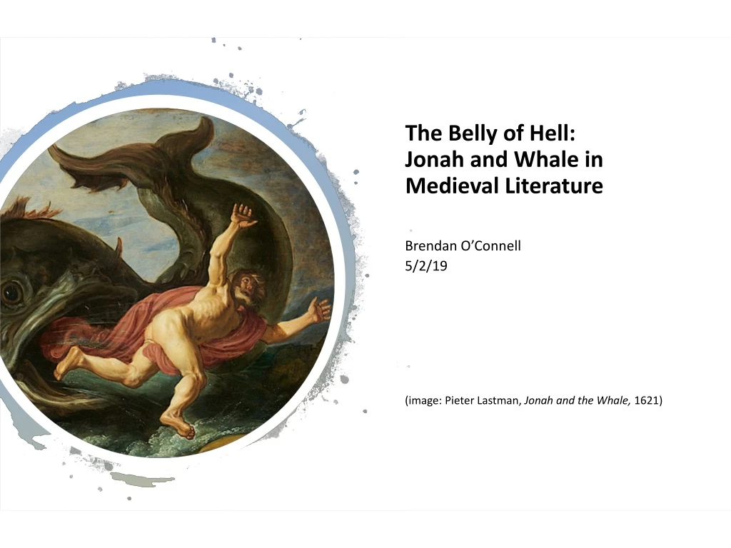 the belly of hell jonah and whale in medieval literature