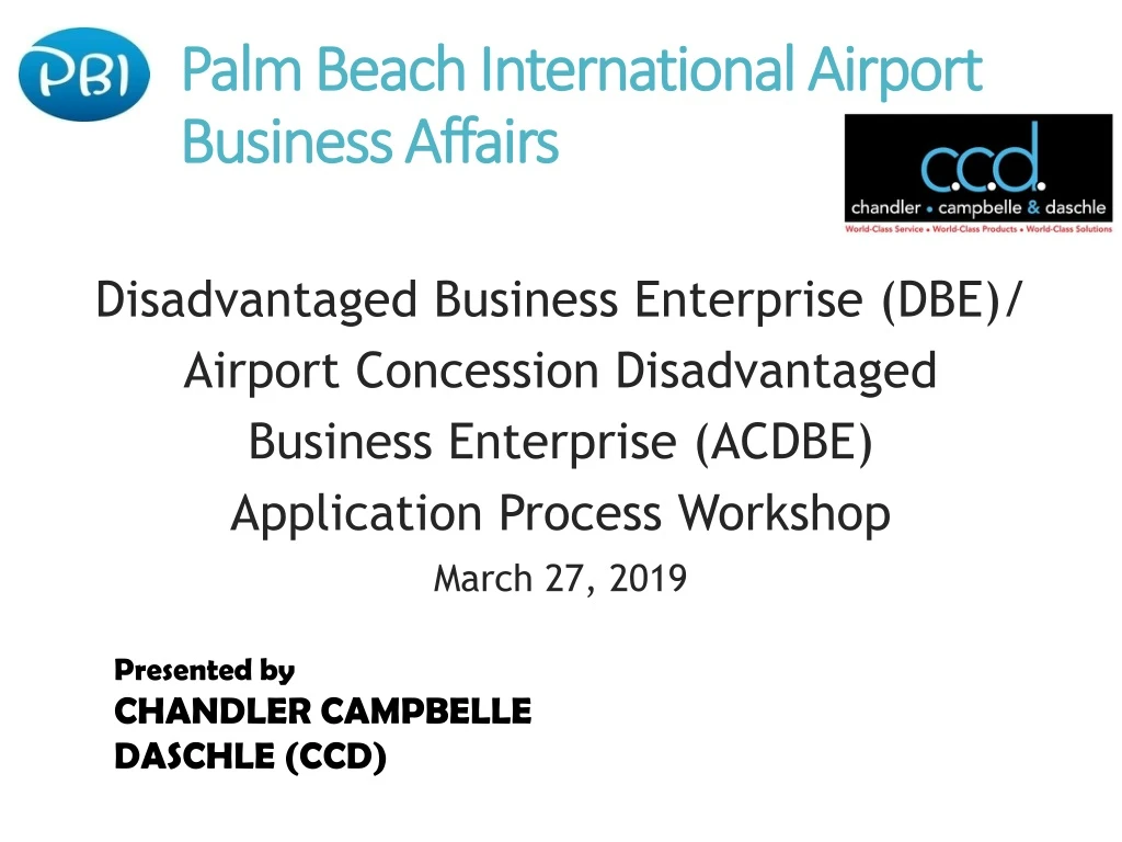 palm beach international airport business affairs