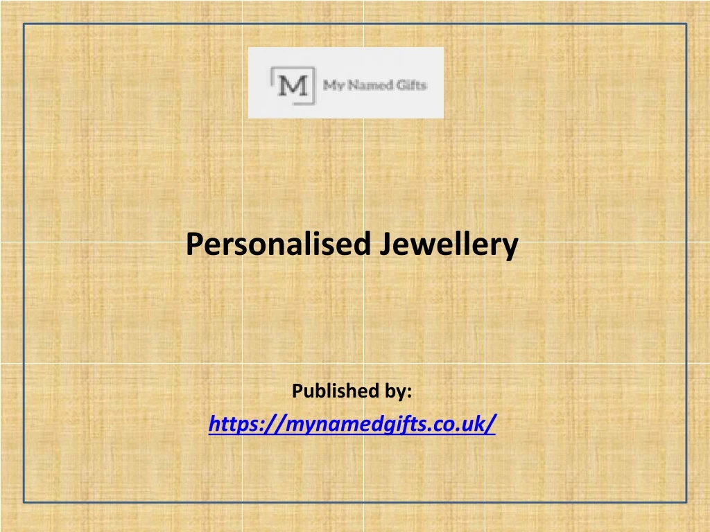 personalised jewellery published by https mynamedgifts co uk