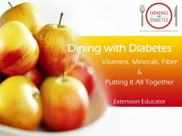 Dining with Diabetes