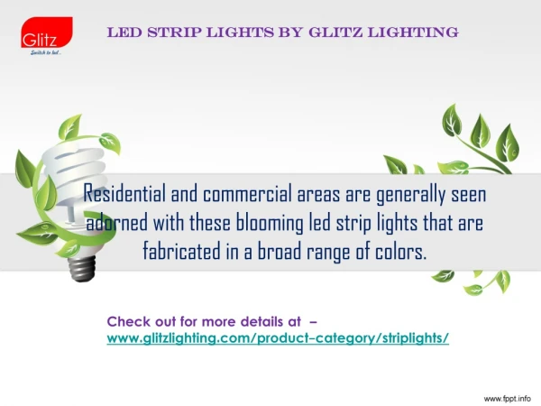 Led Strip Lights by Glitz Lighting
