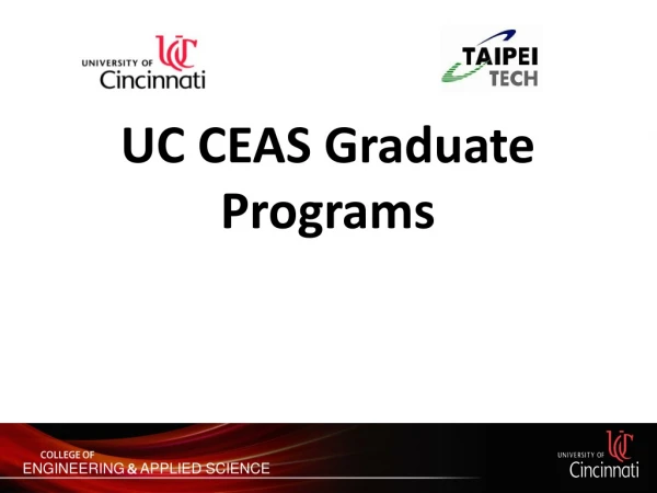 UC CEAS Graduate Programs